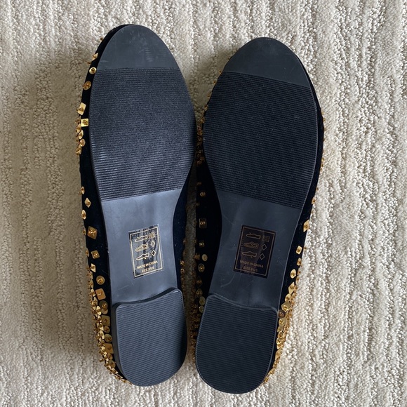 Paper Fox Gold Sequin Loafers - Picture 5 of 5